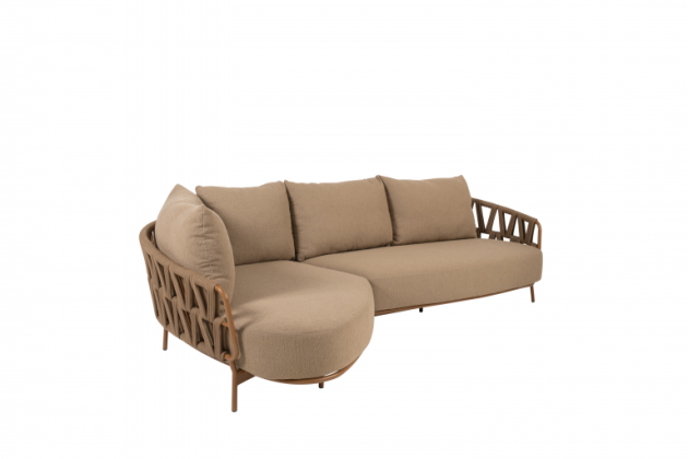 4 Seasons Outdoor Biarritz loungebank met chaise longue Amber