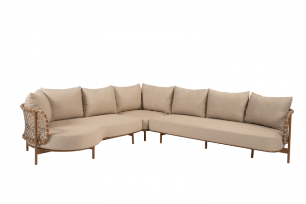 4 Seasons Outdoor Martinique hoek loungebank Amber