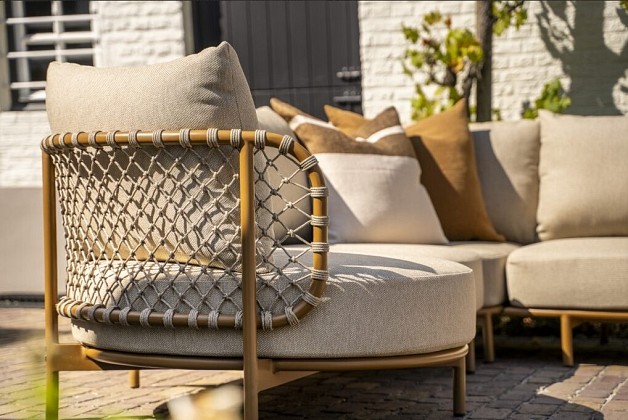 4 Seasons Outdoor Martinique hoek loungebank Amber