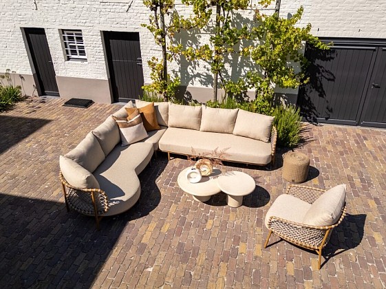 4 Seasons Outdoor Martinique hoek loungebank Amber