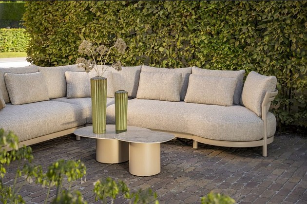 4 Seasons Outdoor Mykonos hoek loungebank Latte