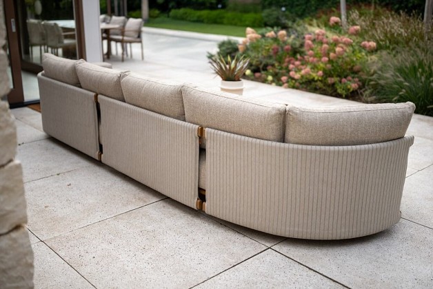 4 Seasons Outdoor Safina loungebank met chaise lounge Amber
