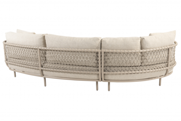 4 Seasons Outdoor Sardinia loungebank met chaise lounge Latte