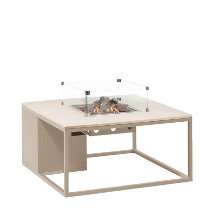 Cosiloft 100 sandy beige frame / stone look top