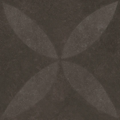 vtwonen Keramiek tegels 80x80x3 cm Unico Flower Brown decor