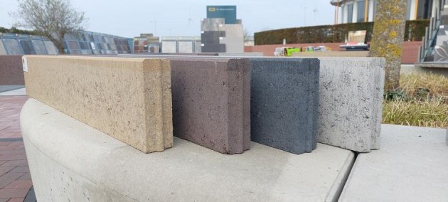 Opsluitband 6x20x100cm zand beige