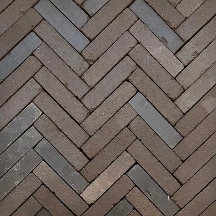 Gebakken waalformaat 20x5x6 cm Stuttgart bezand getrommeld*