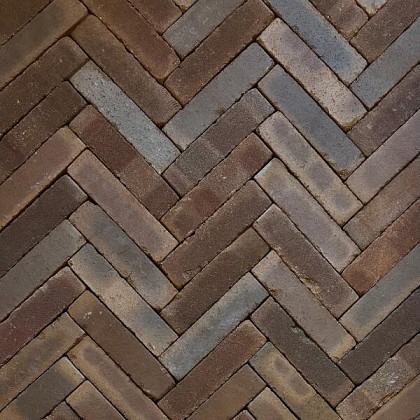 Gebakken dikformaat 20x6,5x6 cm Hamburg bezand getrommeld