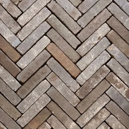 Gebakken dikformaat 20x6,5x8 cm Potsdam onbezand getrommeld