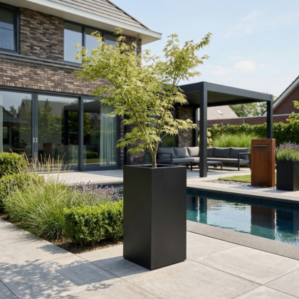 $ Godere Alto 400 x 400 x 1000 mm (L x B x H) - Zwart