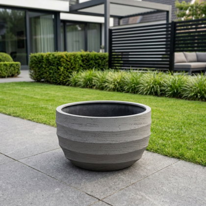 $ Lussuria Modulo Basso 800 x 800 x 470 mm (L x B x H) - diameter Ø720 mm - Gray