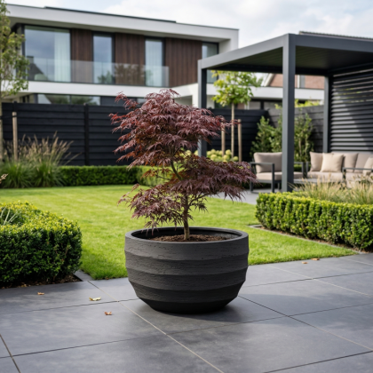 $ Lussuria Modulo Basso 800 x 800 x 470 mm (L x B x H) - diameter Ø720 mm - Dark