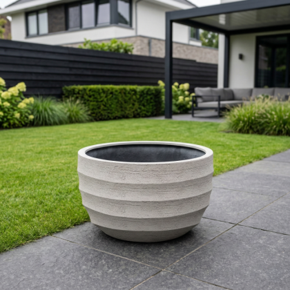 $ Lussuria Modulo Basso 800 x 800 x 470 mm (L x B x H) - diameter Ø720 mm - Beige