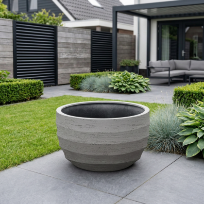 $ Lussuria Modulo Basso 1100 x 1100 x 650 mm (L x B x H) - diameter Ø1000 mm - Gray