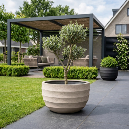 $ Lussuria Modulo Basso 1100 x 1100 x 650 mm (L x B x H) - diameter Ø1000 mm - Beige