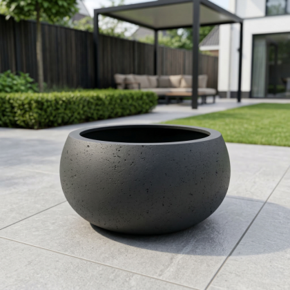 $ Tedesco Rotonda Basso 1140 x 1140 x 540 mm (L x B x H) - diameter Ø970 mm - Donkergrijs