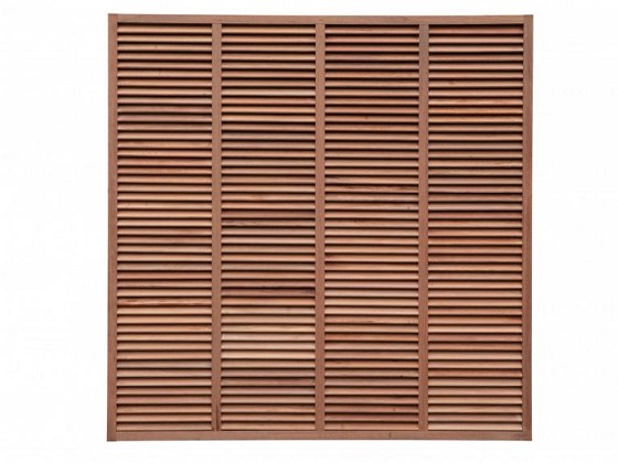 Hardhouten geschaafd tuinscherm Louvre, 180 x 180 cm.