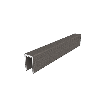 NewTechWood aluminium co-extrusie frameset t.b.v scherm i.c.m betonpalen, Silver gray