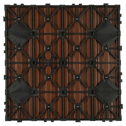 NewTechWood HKC kliktegel, 30 x 30 cm, Ipé