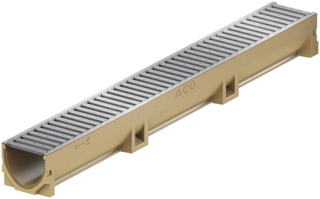 Euroline goot, L=1000mm, H60 verzinkt