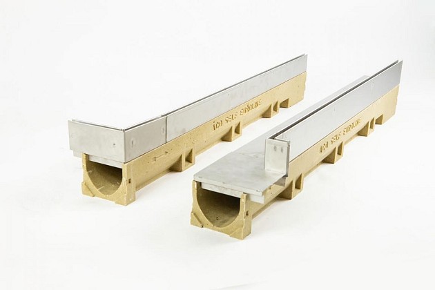 Slotline RVS hk.st uitw H=65mm L=850+150