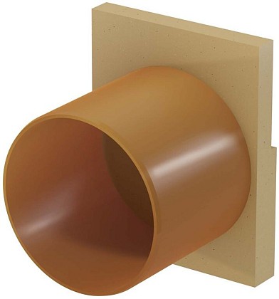 Euroline Eindplaat,H60  Ø60mm zijuitloop