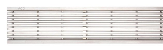 Langstaafrooster RVS 100cm
