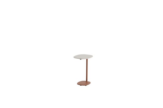 Sofie bijzettafel spicy met keramisch tafelblad oyster 35 x 30 cm (H 50) | 4 Seasons Outdoor