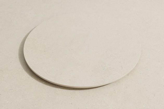 Lazy Susan ronde draaischijf met keramisch blad oyster 60 cm Ø | Taste 4SO