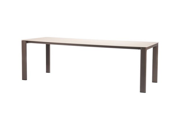 Taste by 4 Seasons Outdoor Granada eettafel terre met keramisch tafelblad 240 x 95 cm