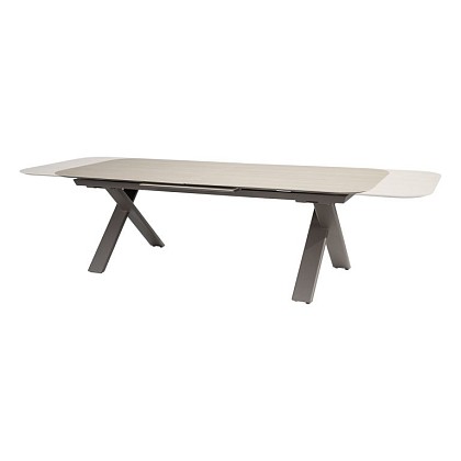 Ravi uitschuifbare tafel terre met keramisch tafelblad 240-310 x 105 cm | Taste 4SO