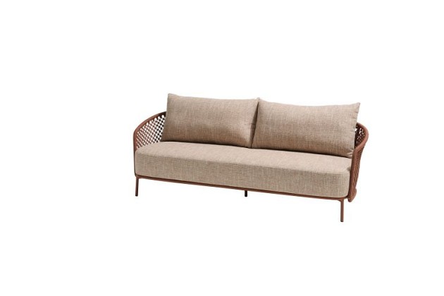 4 Seasons Outdoor Vista 3-zits lounge bank spicy incl. 3 kussens