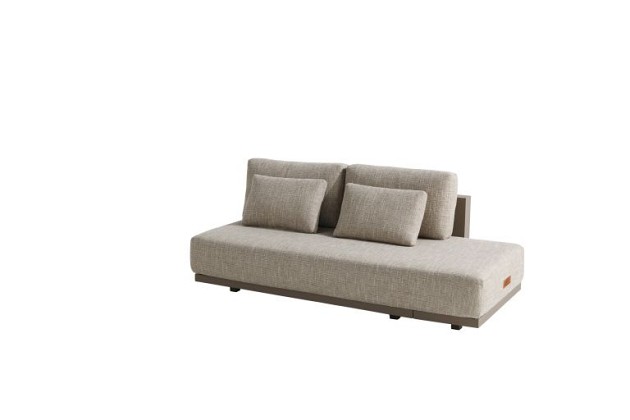 Metropolitan modulaire 2.5-zits lounge bank mocca, open uiteinde links/rechts incl. 5 kussens | 4 Se