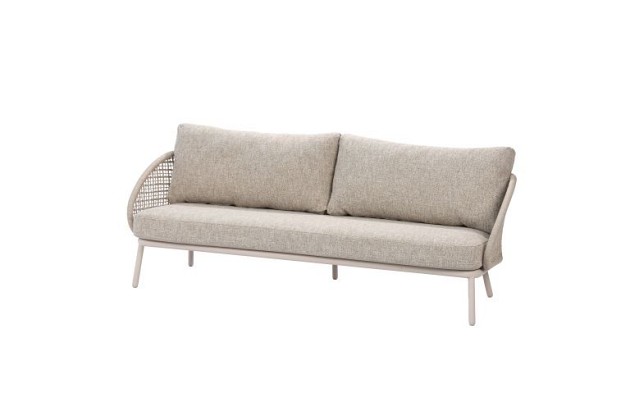 Taste by 4 Seasons Outdoor Wave loungeset linen: 3-zits lounge bank + 2x lounge stoel