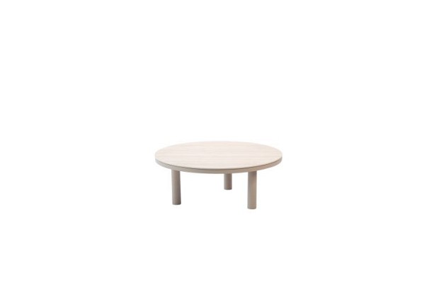Taste by 4 Seasons Outdoor Iris set van 2 keramische salontafels latte 60 cm Ø (H 36) en 80 cm Ø (H 