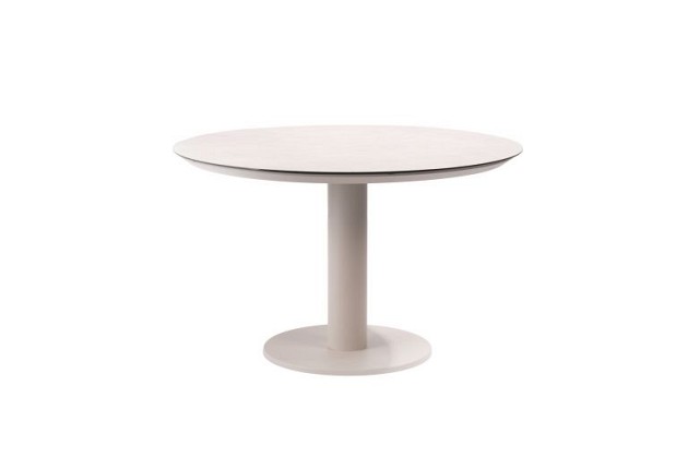 Taste by 4 Seasons Outdoor Sarah eettafel linen met printed keramiek top 120 cm Ø