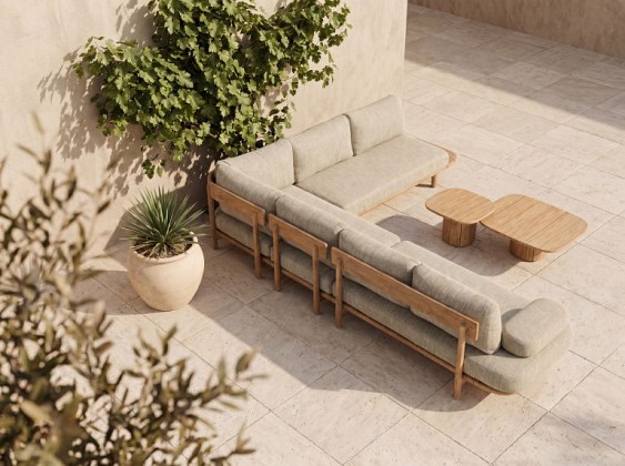 Taste by 4 Seasons Outdoor Marco modulaire loungeset rustic teak