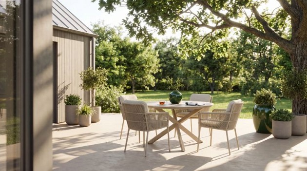 Taste by 4 Seasons Outdoor Maya dining set latte