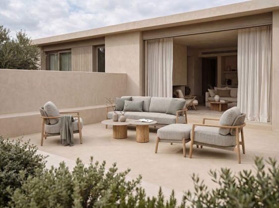 Taste by 4 Seasons Outdoor Milou loungeset rustic teak