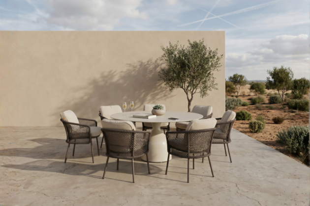 4 Seasons Outdoor Tobego dining set terre
