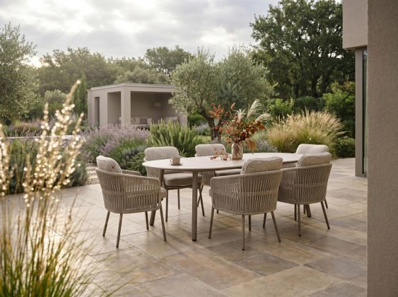 4 Seasons Outdoor Vento dining set mocca