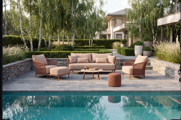4 Seasons Outdoor Vista loungeset spicy