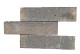 Patioblok strak 60x15x15 cm bruin/zwart *