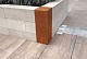 Stapelblok afdekker hoekstuk 15x15x43 cm Corten * OP=OP