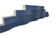 Patio wave stapelblok 60x15x15 antraciet * UITLOPEND