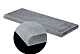 Oud Hollandse zwembadrand 100X40X5 cm Antraciet *