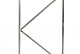 Verstelbaar stalen poortframe 120 x 155 cm, vuurverzinkt.*