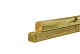 Grenen geschaafde paal 6,8 x 6,8 x 180 cm, zonder diamantkop, groen geïmpregneerd.*