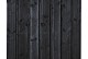 Douglas fijnbezaagd plankenscherm 15-planks 19 mm, 180 x 180 cm, zwart gedompeld.*