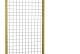 Eco gaastrellis met maas 7,5 x 7,5 cm, in grenen raamwerk 4,5 x 4,5 cm, 90 x 180 cm, groen geïmpregn